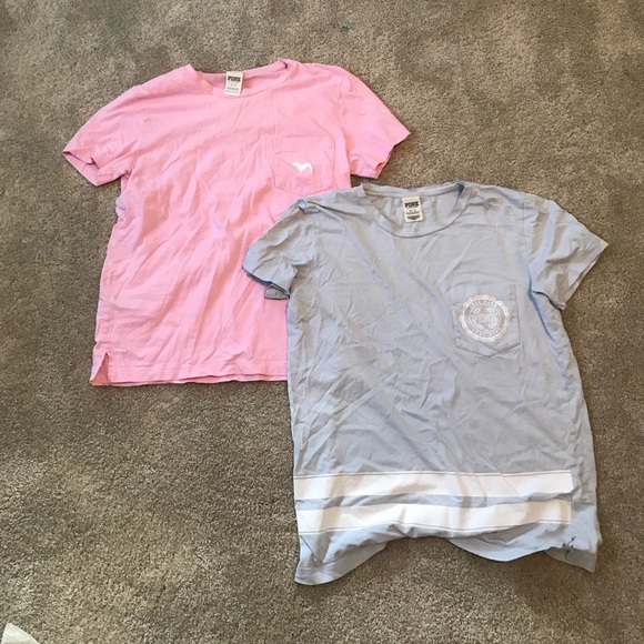 PINK Victoria's Secret Tops - 2 pink tee shirts